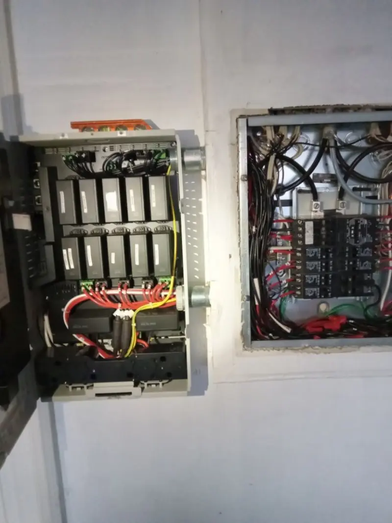 Electrical panel upgrade completed for Indoor Lighting Installation in Canby